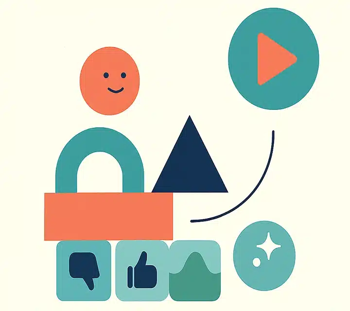 تصاویر و طراحی عناصر در موشن گرافیک مینیمالیستی